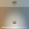 Paul Neuhaus Q-Serie Q-STRETTO pendant light LED bronze, 2-light sources, Remote control
