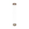 Paul Neuhaus Q-Serie Q-STRETTO pendant light LED bronze, 2-light sources, Remote control
