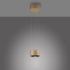 Paul Neuhaus Q-Serie Q-STRETTO pendant light LED bronze, 2-light sources, Remote control