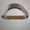 Paul Neuhaus Q-Serie Q-STRETTO pendant light LED bronze, 2-light sources, Remote control