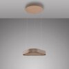 Paul Neuhaus Q-Serie Q-STRETTO pendant light LED bronze, 2-light sources, Remote control
