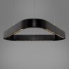 Paul Neuhaus Q-Serie Q-STRETTO pendant light LED black, 2-light sources, Remote control