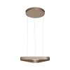 Paul Neuhaus Q-Serie Q-STRETTO pendant light LED bronze, 2-light sources, Remote control
