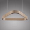 Paul Neuhaus Q-Serie Q-STRETTO pendant light LED bronze, 2-light sources, Remote control