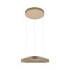 Paul Neuhaus Q-Serie Q-STRETTO pendant light LED bronze, 2-light sources, Remote control