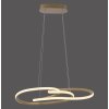 Paul Neuhaus lights TWIST pendant light LED sand-coloured, 1-light source