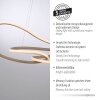 Paul Neuhaus lights TWIST pendant light LED sand-coloured, 1-light source
