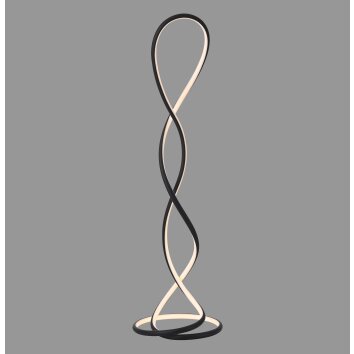 Paul Neuhaus lights TWIST floor lamp LED black, 1-light source