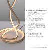 Paul Neuhaus lights TWIST floor lamp LED sand-coloured, 1-light source