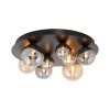 Paul Neuhaus lights POPSICLE ceiling light LED black, 8-light sources