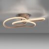 Paul Neuhaus lights TWIST ceiling light LED sand-coloured, 1-light source