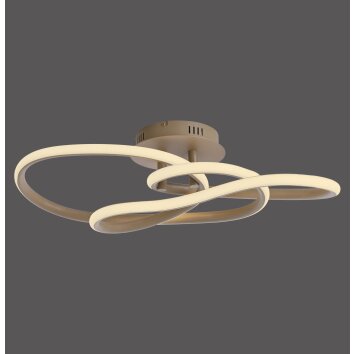 Paul Neuhaus lights TWIST ceiling light LED sand-coloured, 1-light source