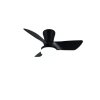Reality lights mit Ceiling fan light LED black, 1-light source, Remote control
