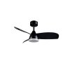 Reality lights mit Ceiling fan light LED black, 1-light source, Remote control