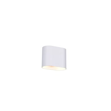 Trio lights Alani wall light white, 1-light source