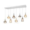 Trio lights Aldea pendant light white, 8-light sources