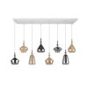 Trio lights Aldea pendant light white, 8-light sources