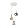 Trio lights Aldea pendant light white, 3-light sources