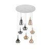 Trio lights Aldea pendant light white, 8-light sources