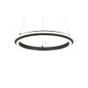 Trio lights Amador pendant light LED black, 1-light source