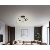 Trio lights Amador ceiling light LED black, 1-light source