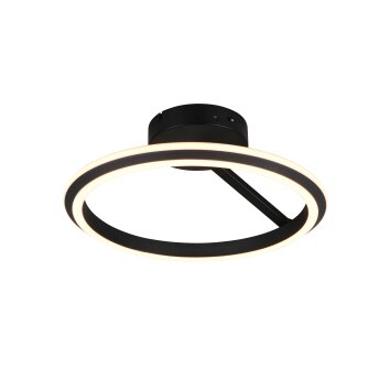 Trio lights Amador ceiling light LED black, 1-light source