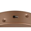 Trio lights Amador ceiling light LED brown, 1-light source