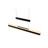 Trio lights Arcola pendant light LED black, 1-light source