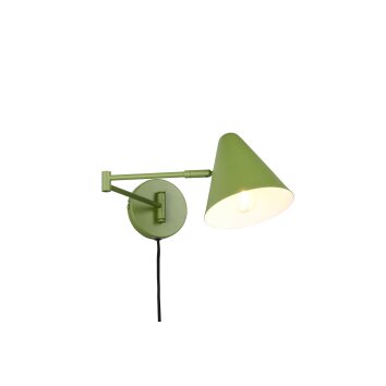 Trio lights Cosima wall light green, 1-light source