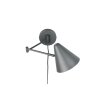 Trio lights Cosima wall light anthracite, 1-light source