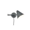 Trio lights Cosima wall light anthracite, 1-light source