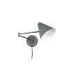 Trio lights Cosima wall light anthracite, 1-light source