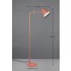 Trio lights Cosima floor lamp orange, 1-light source