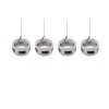 Trio lights Dios pendant light LED matt nickel, 4-light sources
