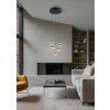 Trio lights Dios pendant light LED black, 5-light sources