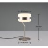 Trio lights Dios table lamp LED matt nickel, 1-light source