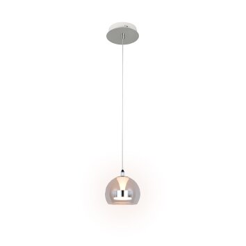 Trio lights Flynt pendant light LED chrome, 1-light source