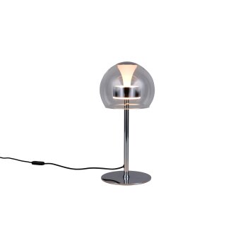 Mushroom Shaped  Trio lights Flynt table lamp LED chrome, 1-light source