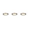 Trio lights Himal recessed light LED matt nickel, 3-light sources