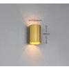 Trio lights Imaria wall light gold, 1-light source