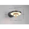 Trio lights KEATON wall light LED black-gold, 1-light source