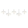 Trio lights KEATON pendant light LED grey, 1-light source