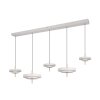 Trio lights KEATON pendant light LED grey, 1-light source
