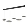 Trio lights KEATON pendant light LED black-gold, 1-light source