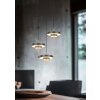Trio lights KEATON pendant light LED black-gold, 3-light sources