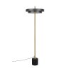 Trio lights KEATON floor lamp LED black-gold, 1-light source