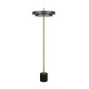 Trio lights KEATON floor lamp LED black-gold, 1-light source