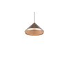 Trio lights Laguna pendant light LED brown, 1-light source