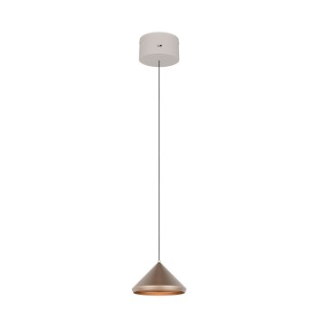 Trio lights Laguna pendant light LED brown, 1-light source