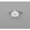 Trio lights Lamont recessed light LED white, 1-light source